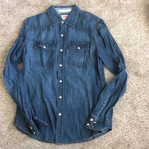 Men’s Levi Snap Button Sown Denim Shirt